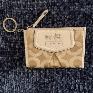 Coach Mini Skinny ID/Card/Coin Keychain